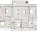 Inner Circle Alibaug 4 BHK Floorplan