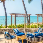 Lotus Artemis Juhu Beach Cozy Corner Patio Chairs Overlooking Sea