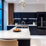 Lotus Celestial Versova Modern Luxury Kitchen Interior Minimal Scandinavian Style