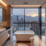 Lotus The Arcadian Gulmohar Road Juhu Elegant Luxury Bathroom