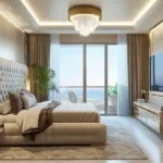Lotus The Arcadian Gulmohar Road Juhu Seafacing Bedroom with Bed
