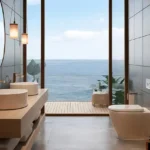 Rustomjee Cama Bandstand Bandra West Seafacing Bathroom with Commode