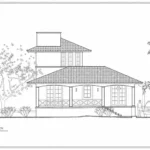 3 BHK Beach Villa Nagaon Right Side Elevation View