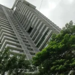 4 BHK Lake Front Solitaire Powai High-Rise Tower Exterior from Below