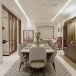5 BHK Villa Karle Riverville Benaulim Goa Dining Room With Eight Seater Table