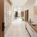 5 BHK Villa Karle Riverville Benaulim Goa Foyer Corridor With Console Table
