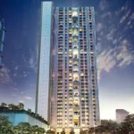 Lodha Lumis New Cuffe Parade Wadala Residential Tower Exterior At Dusk