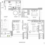 Narang Valora Floorplan 3 BHK Imperial Tower A
