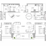 Narang Valora Floorplan 5 BHK Jodi Flat Tower A