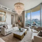 Three ICC Tower Dadar Luxury Living Room With City View