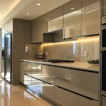 Three ICC Tower Dadar Modern Kitchen With High End Appliances
