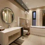 Three ICC Tower Dadar Modern Luxury Bathroom