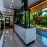 Asaya 4 BHK Villas Assagao Goa Sleek Modern Kitchen With Stainless Steel Appliances Clean Interiors