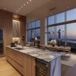 Kalpataru Vian Lokhandwala kitchen with view Lokhandwala back road