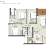 Kalptaru Vian 4.5 BHK imperial tower C floorplan