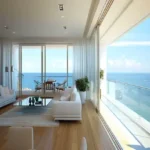 Lotus Aquaria Prabhadevi Lounge Area Beside Wrap Around Balcony Overlooking Sea