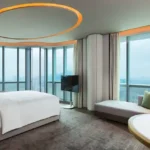Lotus Aquaria Prabhadevi Master Bedroom with Circular LED Light Ceiling