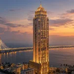 Lotus Aquaria Prabhadevi Sunset Elevation View