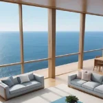 Lotus Odyssey Bandra Bandstand Large Duplex Living Room with Furniture Sea View