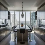 Marina Vista Pali Hill Bandra Interior Modern Kitchen Industrial Look
