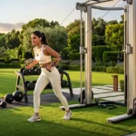 Marina Vista Pali Hill Bandra Outdoor Gym Girl Exercising