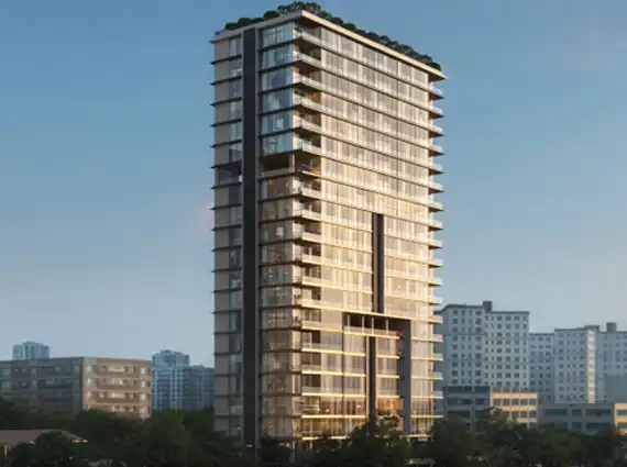 Oceanic Carter Road Bandra Evening Elevation View
