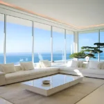 Varun Carter Road Bandra 4 BHK Living Room with View Ocean Large Window Morning