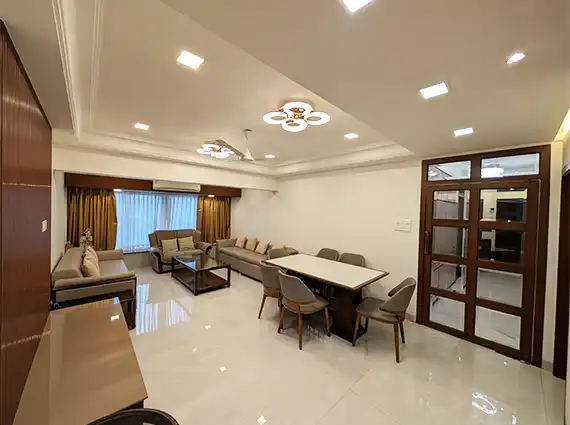 3 BHK Maker Tower Cuffe Parade Living And Dining Room