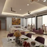 3 BHK Siddhgiri Matunga Living And Dining Area With Balcony