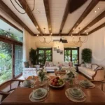3 BHK Villa Amayah Villas Assagao Goa Dining Area Overlooking Living Room