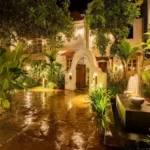 3 BHK Villa Amayah Villas Assagao Goa Illuminated Courtyard Garden