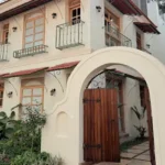 3 BHK Villa Amayah Villas Assagao Goa Villa Entrance With Arched Gateway