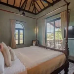 3 BHK Villa Kihim Alibaug Bedroom With TV And Balcony