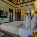 3 BHK Villa Kihim Alibaug Elegant Four Poster Bed