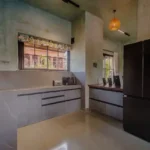 3 BHK Villa Kihim Alibaug Modern Kitchen With Refrigerator