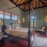 3 BHK Villa Kihim Alibaug Vaulted Ceiling Four Poster Bedroom