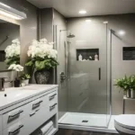 4 BHK Chheda Imperial Matunga Contemporary Bathroom With Glass Shower