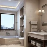 4 BHK Chheda Imperial Matunga Modern Bathroom With Bathtub