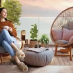 1. 4 BHK Hirandandani Empress Hill Powai Balcony Seating With Hanging Chair