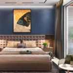 4 BHK Hirandandani Empress Hill Powai Master Bedroom With Upholstered Bed