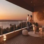 45th Marine Juhu Tara Road Balcony With Sunset Sea View