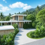 5 BHK Villa Isprava Valoria Alibaug Aerial View Of Entrance And Landscaping