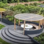 Blubay Ora Karjat NA Plots Sale Landscaped Pergola Seating