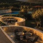 Blubay Ora Karjat NA Plots Sale Sunken Garden Seating Area