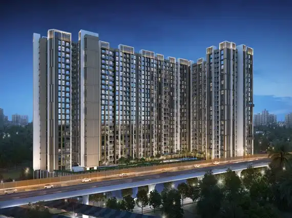 The Address by GS Sion Residential Towers at Dusk
