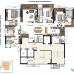Chheda Imperial Matunga Typical 4 BHK floorplan