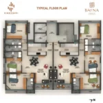 Siddhgiri Matunga Typical 3 BHK Floorplan