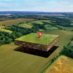 Violet Hill Alibaug Plotted Land Sale Aerial Plot Location Marker