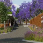 Violet Hill Alibaug Plotted Land Sale Gated Community Entrance