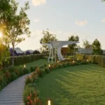 Violet Hill Alibaug Plotted Land Sale Landscaped Garden Walkway